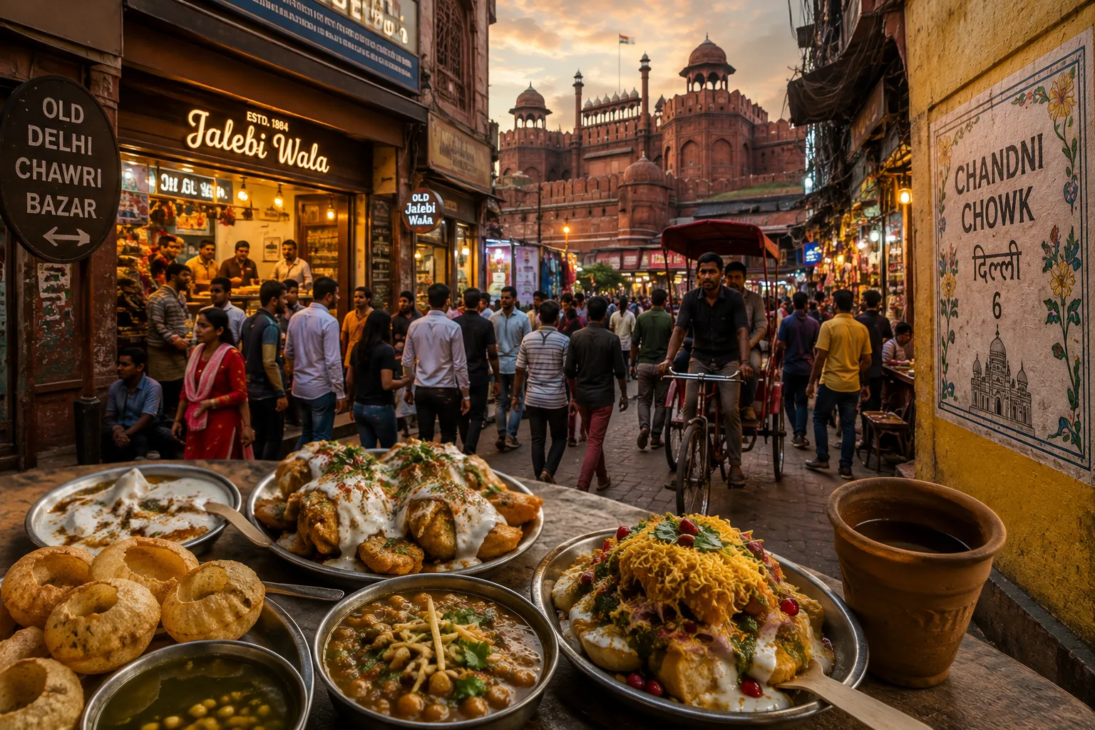 Delhi Food Walk & Hidden Gems