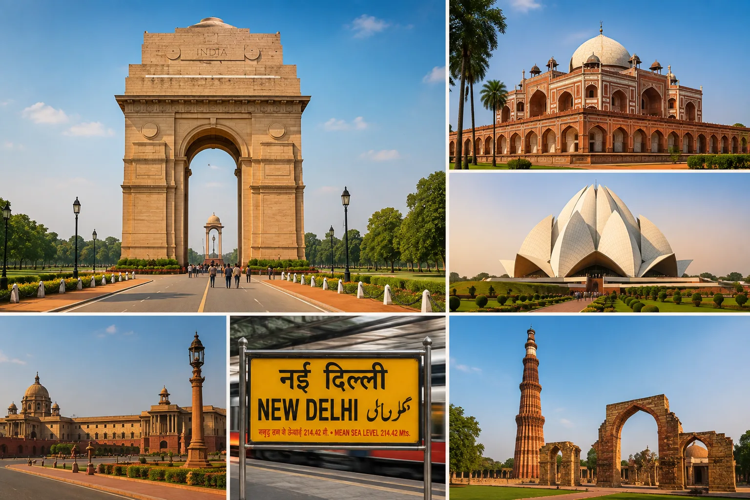 New Delhi Highlights Half Day